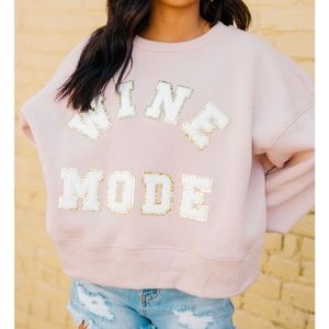 Wine Mode Pullover by Judith March